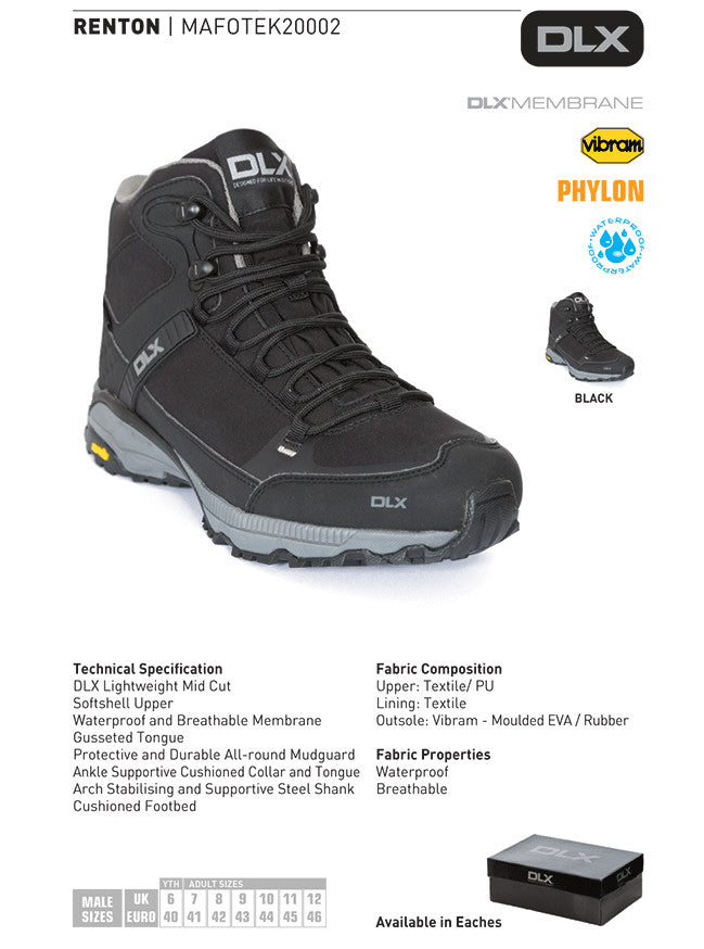 Vandrestøvle Trespass DLX Renton – Jan Bo's lystfiskershop